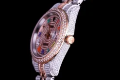 Best Fake Rolex Datejust 126300 41mm Colorful Roman Numerals
