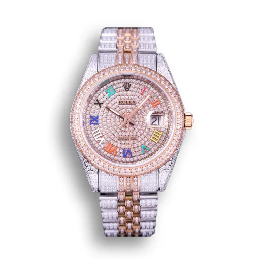 Replica Rolex Datejust 126300 41mm Colorful Roman Numerals