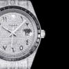 Fake Rolex Datejust 126300 41mm Dial Arabic Bezel Black