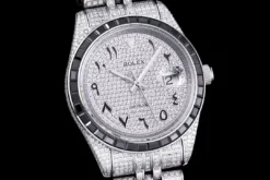 Rolex Replica Datejust 126300 41mm Dial Arabic Bezel Black