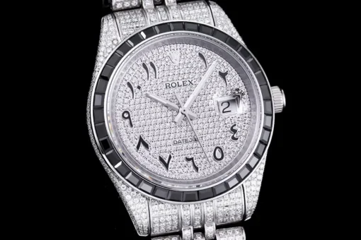 Rolex Replica Datejust 126300 41mm Dial Arabic Bezel Black