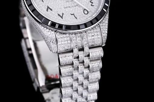 Best Fake Rolex Datejust 126300 41mm Dial Arabic Bezel Black