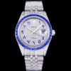 Rolex Super Clone Datejust 126300 41mm Dial Arabic Bezel Blue