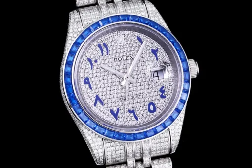 Rolex Replica Datejust 126300 41mm Dial Arabic Bezel Blue