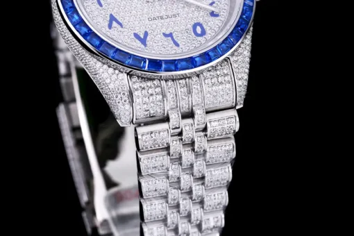 Best Fake Rolex Datejust 126300 41mm Dial Arabic Bezel Blue