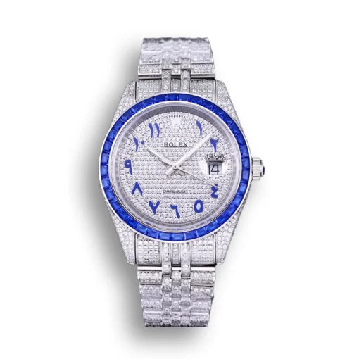 Replica Rolex Datejust 126300 41mm Dial Arabic Bezel Blue