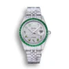 Replica Rolex Datejust 126300 41mm Dial Arabic Bezel Green