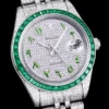 Rolex Replica Datejust 126300 41mm Dial Arabic Bezel Green