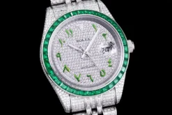 Rolex Replica Datejust 126300 41mm Dial Arabic Bezel Green