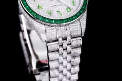 Best Fake Rolex Datejust 126300 41mm Dial Arabic Bezel Green