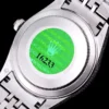 Rolex Clone Datejust 126300 41mm Dial Arabic Bezel Green
