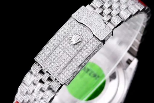 Rolex Clone Watches Datejust 126300 41mm Dial Arabic Bezel Green