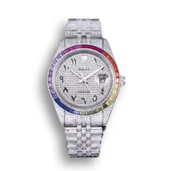 Replica Rolex Datejust 126300 41mm Dial Arabic Bezel Rainbow
