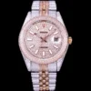 Rolex Super Clone Datejust 126300 41mm Dial Full-Diamond