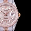 Fake Rolex Datejust 126300 41mm Dial Full-Diamond