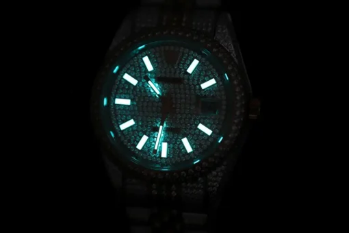 Rolex Clone Watches Datejust 126300 41mm Dial Full-Diamond