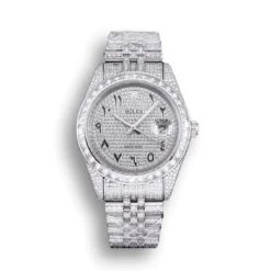 Replica Rolex Datejust 126300 41mm Dial Full-Diamond Arabic