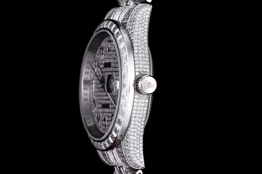 Best Replica Rolex Datejust 126300 41mm Dial Full-Diamond Arabic