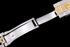 Rolex Clone Watches Datejust 126300 41mm Dial Full-Diamond Rainbow