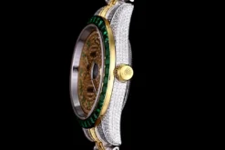 Best Replica Rolex Datejust 126300 41mm Dial Full-Diamond Yellow Gold