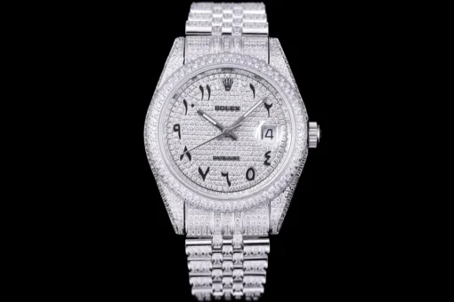 Rolex Super Clone Datejust 126300 41mm Diamond Dial Arabic