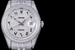 Fake Rolex Datejust 126300 41mm Diamond Dial Arabic