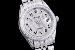 Super Clone Rolex Datejust 126300 41mm Diamond Dial Arabic