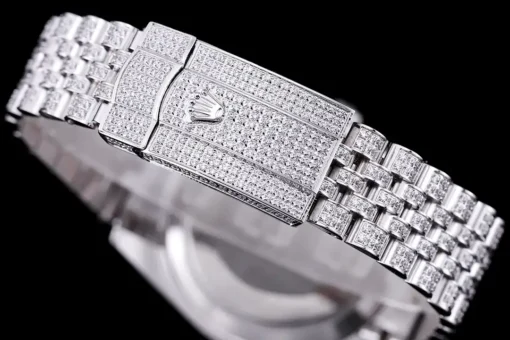 Rolex Clone Datejust 126300 41mm Diamond Dial Arabic