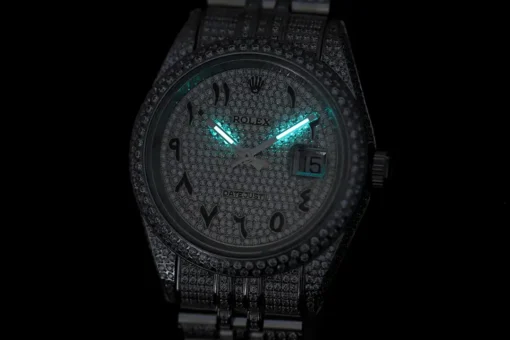 Rolex Clone Watches Datejust 126300 41mm Diamond Dial Arabic