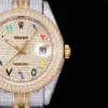 Fake Rolex Datejust 126300 41mm Diamond Dial Arabic Numerals