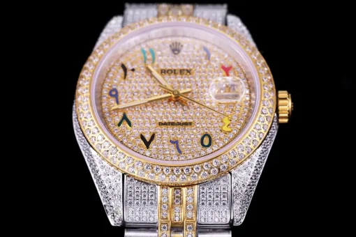 Rolex Replica Datejust 126300 41mm Diamond Dial Arabic Numerals