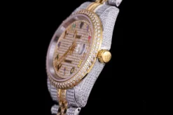 Best Fake Rolex Datejust 126300 41mm Diamond Dial Arabic Numerals