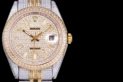 Fake Rolex Datejust 126300 41mm Diamond Dial Diamond Baton Markers
