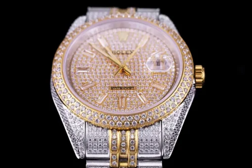 Rolex Replica Datejust 126300 41mm Diamond Dial Diamond Baton Markers