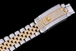 Rolex Clone Datejust 126300 41mm Diamond Dial Diamond Baton Markers