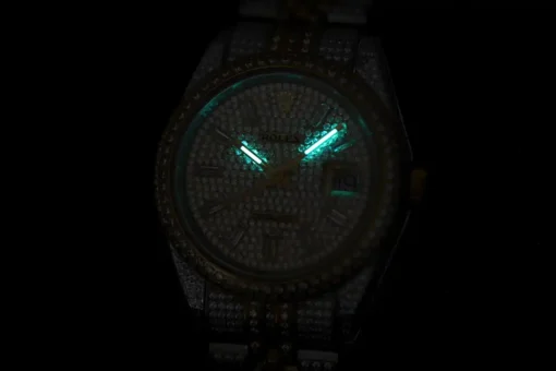Rolex Clone Watches Datejust 126300 41mm Diamond Dial Diamond Baton Markers