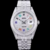Rolex Super Clone Datejust 126300 41mm Diamond Dial Roman