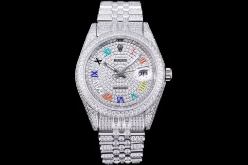 Rolex Super Clone Datejust 126300 41mm Diamond Dial Roman