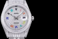 Fake Rolex Datejust 126300 41mm Diamond Dial Roman