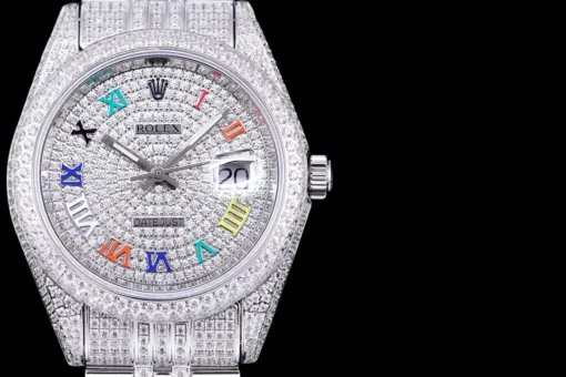 Fake Rolex Datejust 126300 41mm Diamond Dial Roman
