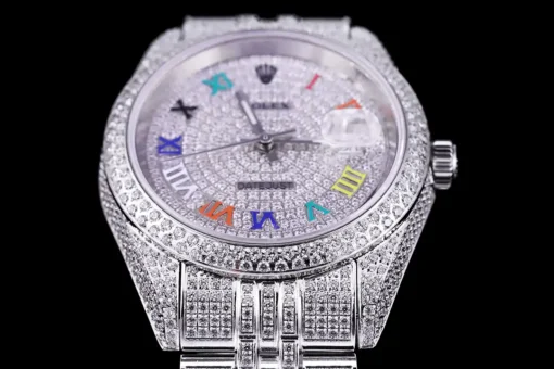 Rolex Replica Datejust 126300 41mm Diamond Dial Roman