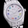 Super Clone Rolex Datejust 126300 41mm Diamond Dial Roman