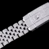 Rolex Clone Datejust 126300 41mm Diamond Dial Roman
