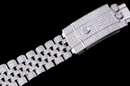 Rolex Clone Datejust 126300 41mm Diamond Dial Roman