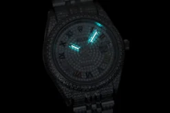 Rolex Clone Watches Datejust 126300 41mm Diamond Dial Roman