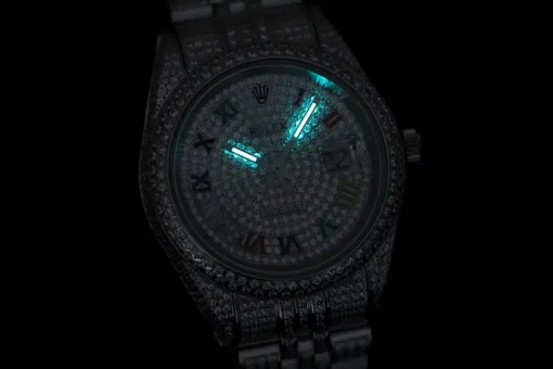 Rolex Clone Watches Datejust 126300 41mm Diamond Dial Roman