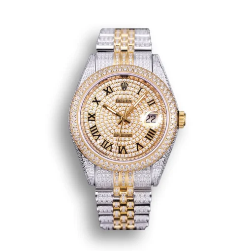 Replica Rolex Datejust 126300 41mm Diamond Dial Roman Numerals