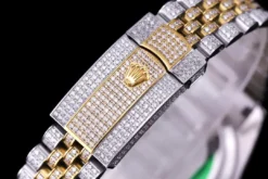 Rolex Clone Datejust 126300 41mm Diamond Dial Roman Numerals