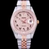 Rolex Super Clone Datejust 126300 41mm Full-Diamond Arabic Dial