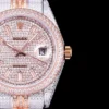 Fake Rolex Datejust 126300 41mm Full-Diamond Dial